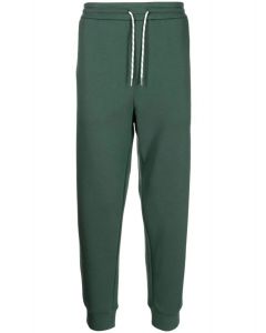 Embroidered logo tapered track trousers Armani