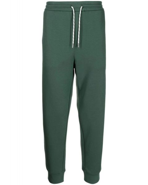 Embroidered logo tapered track trousers Armani