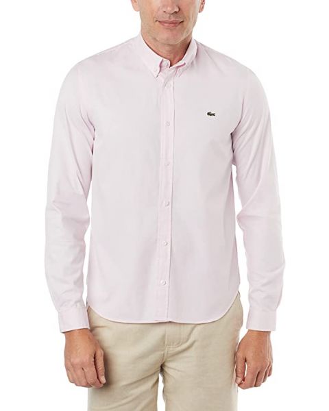 Camisa Social Lacoste Linho 90 fios Egipcio